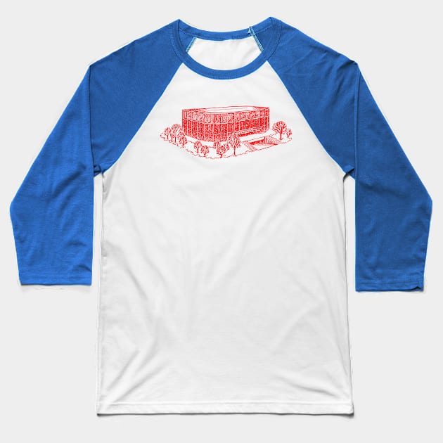 Spectrum (red) Baseball T-Shirt by BradyRain
